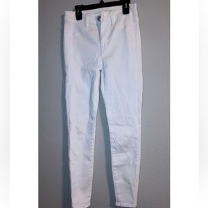 American Eagle White Skinny Jeans